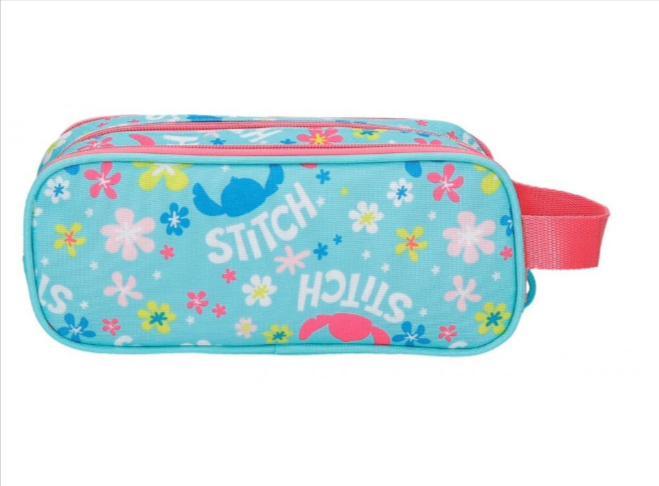 Borseta de mana fete Disney Aloha Stitch 3 compartimente 22 x 10 x 9 cm [3]
