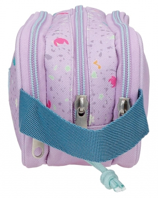 Borseta mana fete Disney Lovely Stitch 3 compartimente lila 22x10x9 cm [3]