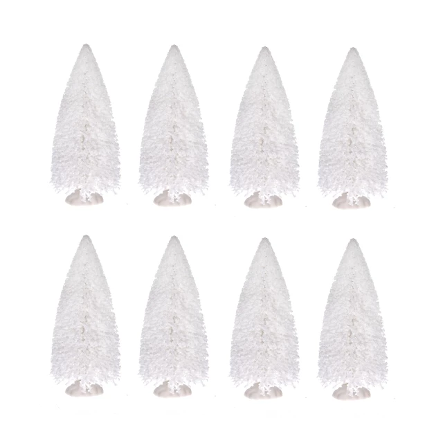 Ornament brad alb plastic 6 cm [1]
