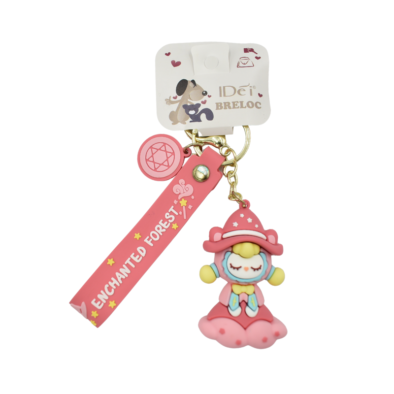 Breloc 13 cm Enchanted Forest diverse culori [3]