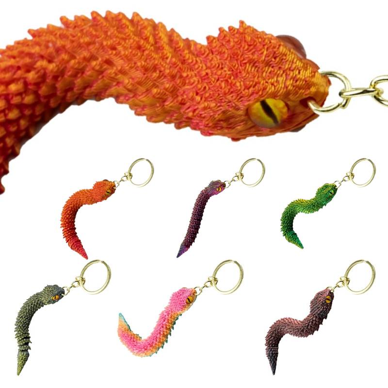 Breloc 3D sarpe cu articulatii mobile 18.5 cm [1]