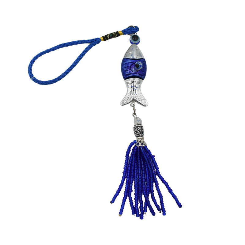 Breloc Peste 23 cm albastru [2]