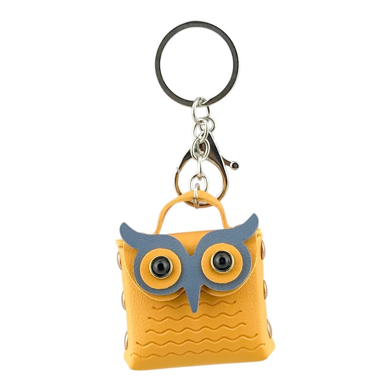 Breloc gentuta cap bufnita 11 cm [7]