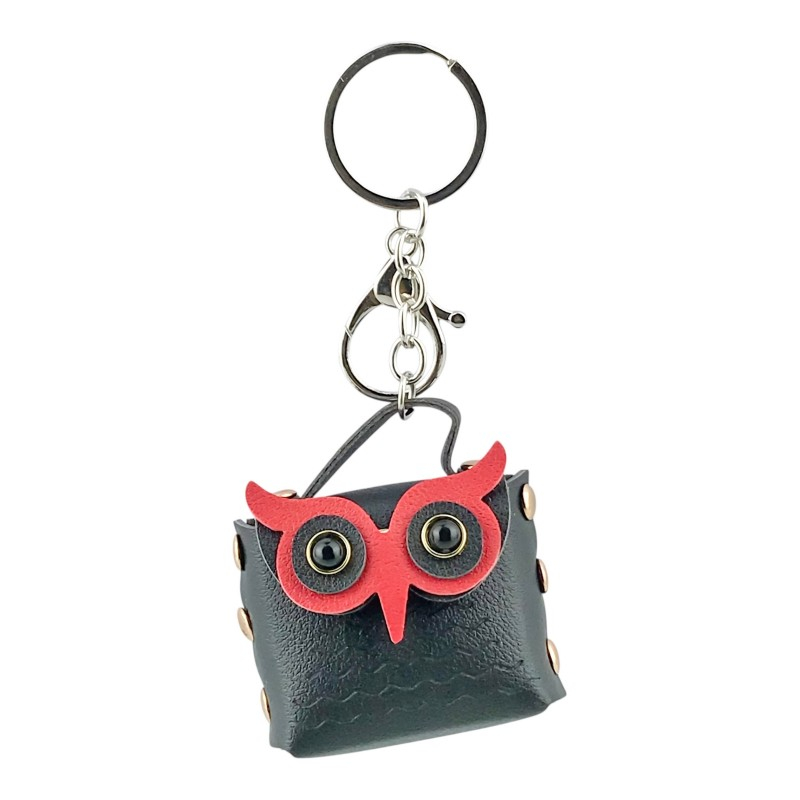 Breloc gentuta cap bufnita 11 cm [3]