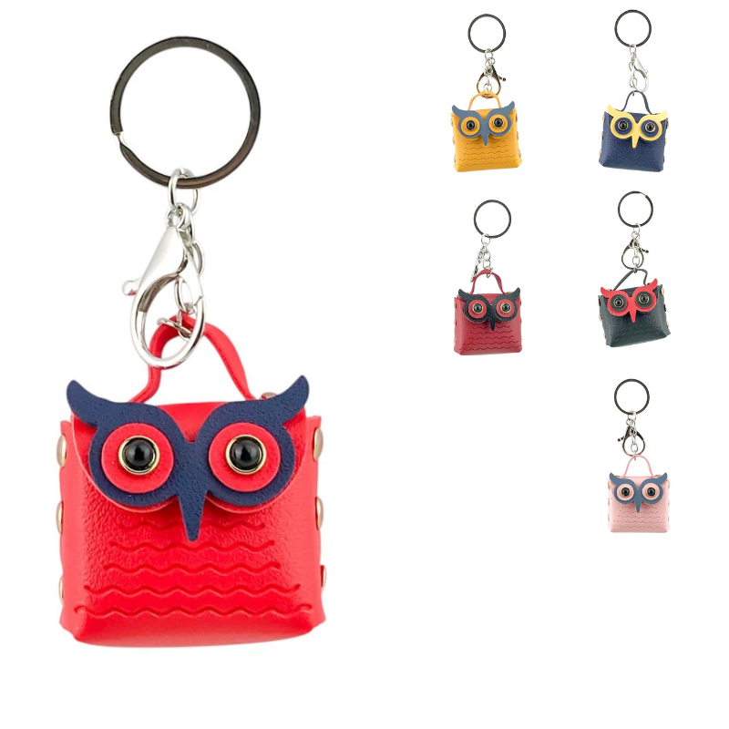 Breloc gentuta cap bufnita 11 cm [1]