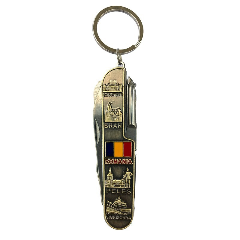 Breloc cu briceag Romania [2]