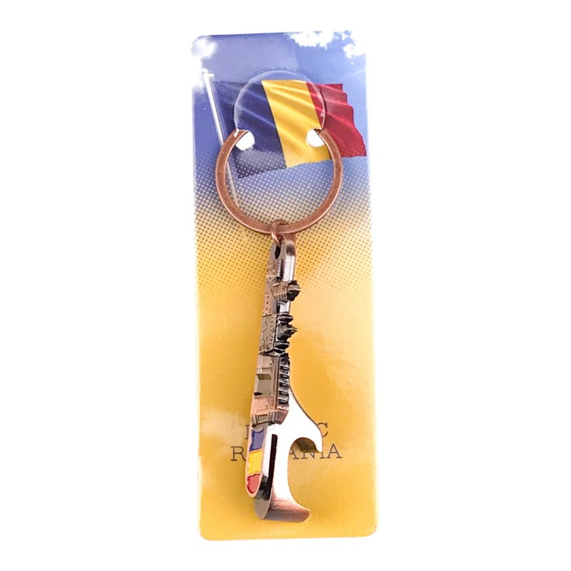 Breloc metalic cu desfacator sticle 2x10 cm Romania [7]