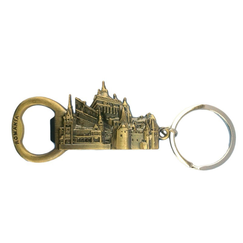 Breloc cu desfacator pentru sticle 10x5 cm Castele [1]