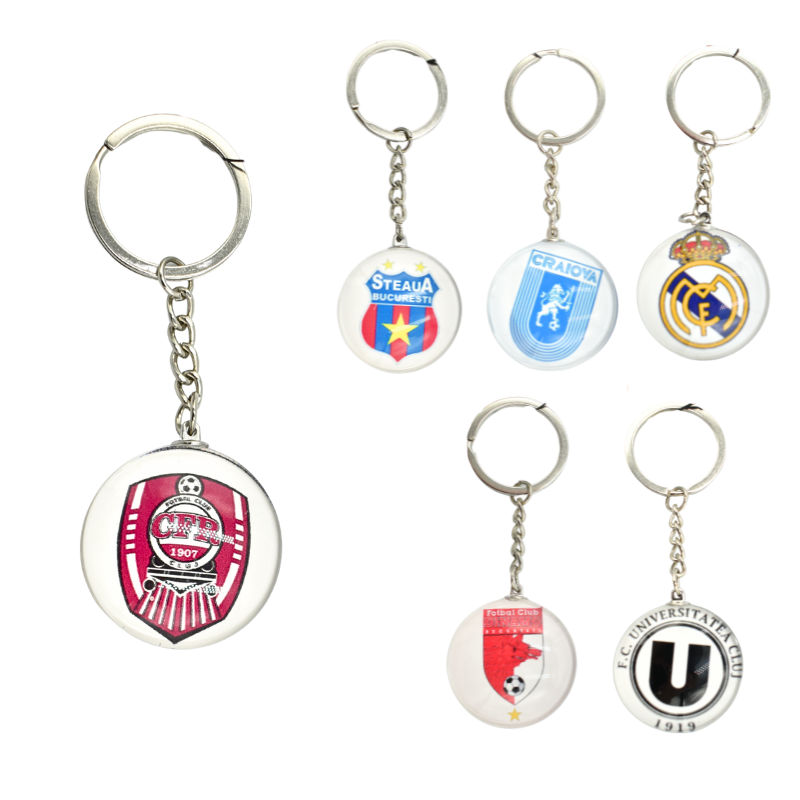 Breloc echipe fotbal modele diferite 3.5 x 10 cm [1]