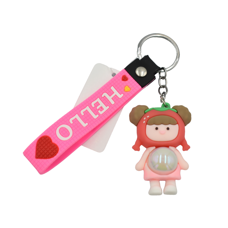 Breloc fetita cu led diverse culori [2]