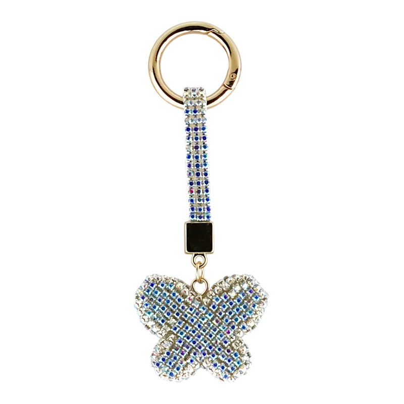 Breloc fluture cristale 13 cm [6]