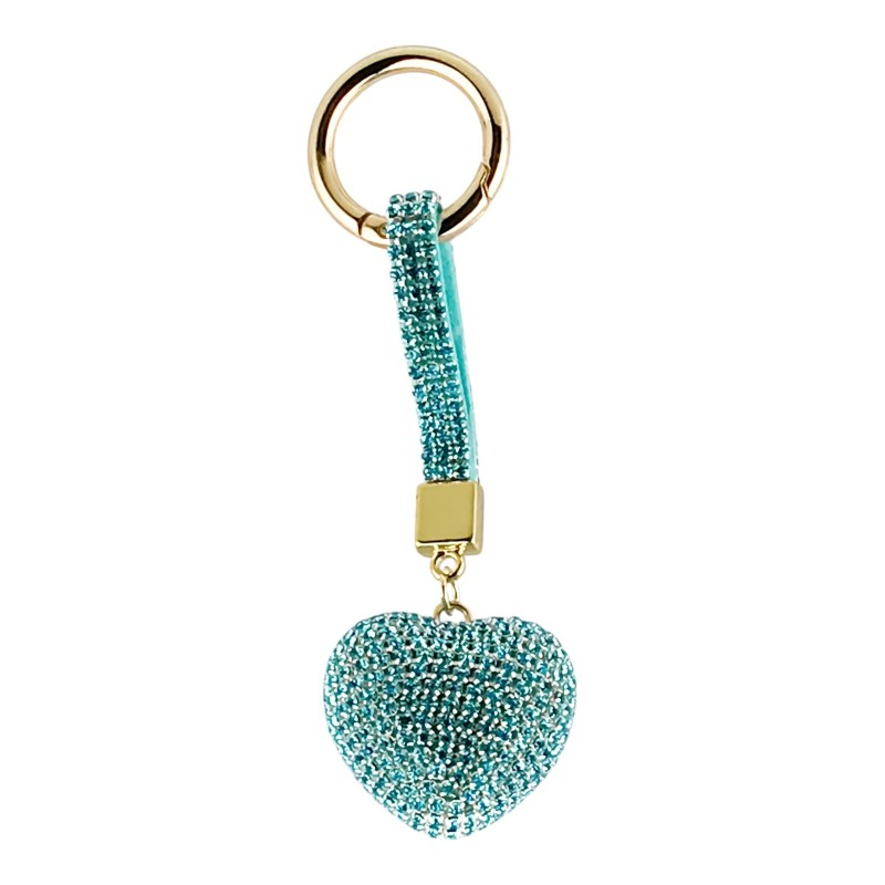 Breloc inima cu cristale 13 cm [4]