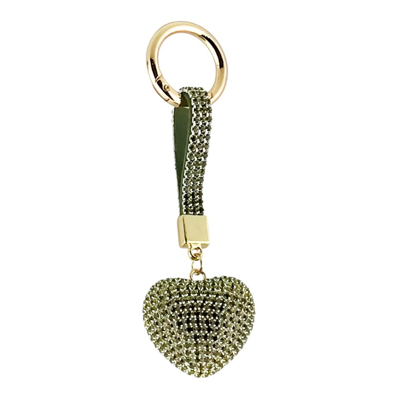 Breloc inima cu cristale 13 cm [3]