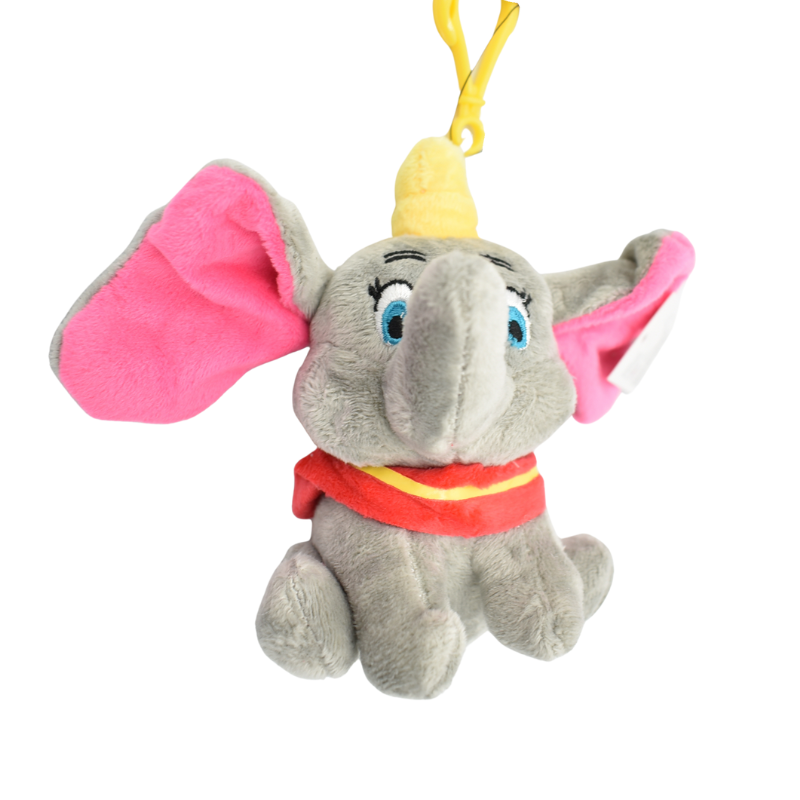 Breloc plus elefant Dumbo 12 cm diferite culori [3]