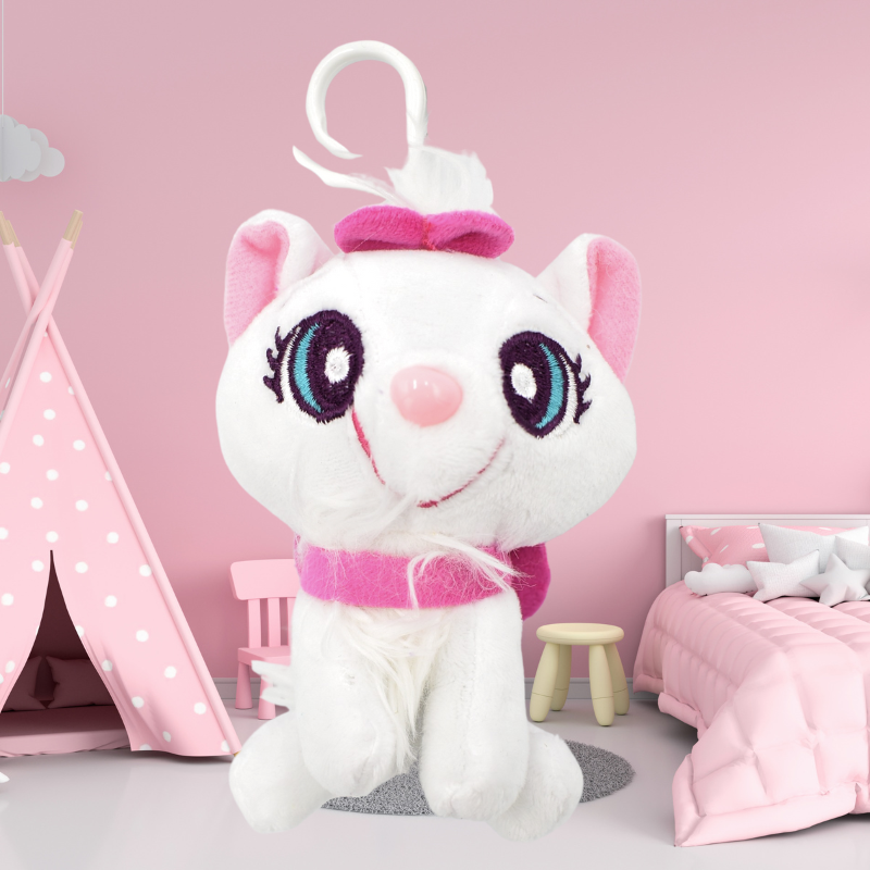 Breloc plus pisica mare 10 cm culori diferite [4]