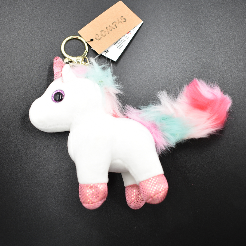 Breloc plus unicorn culori diferite 12 cm [5]