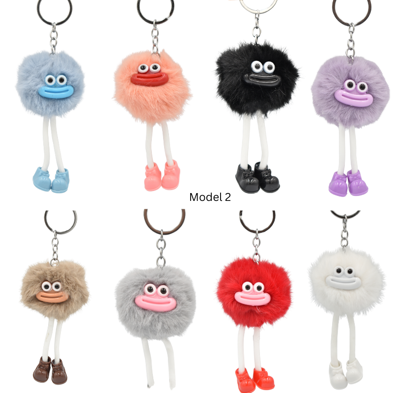 Breloc pufos 16 cm diverse modele [2]