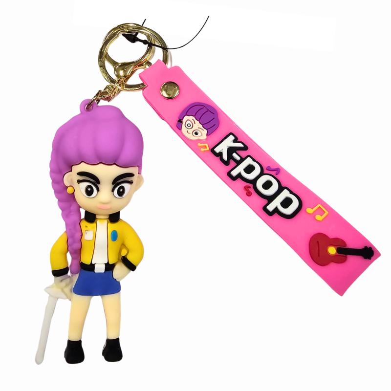Breloc silicon figurina K-Pop Demon Hunters modele diferite [5]