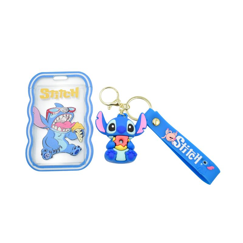 Breloc Stitch cu suport ecuson [2]