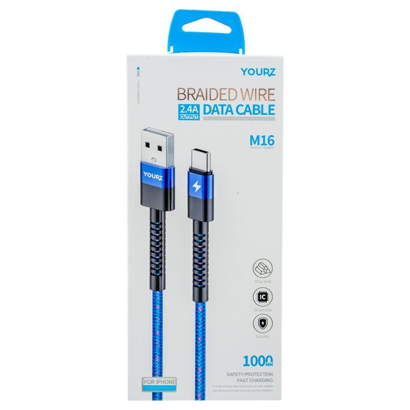 Cablu de date si incarcare USB tip C 2.4A [3]