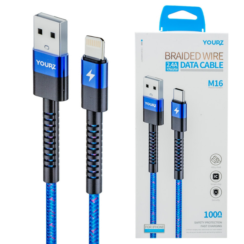 Cablu de date si incarcare USB tip lightning 2.4A [1]