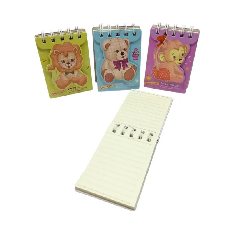 Caiet cu animale liniat 35 file format mic coperta ilustrata [3]