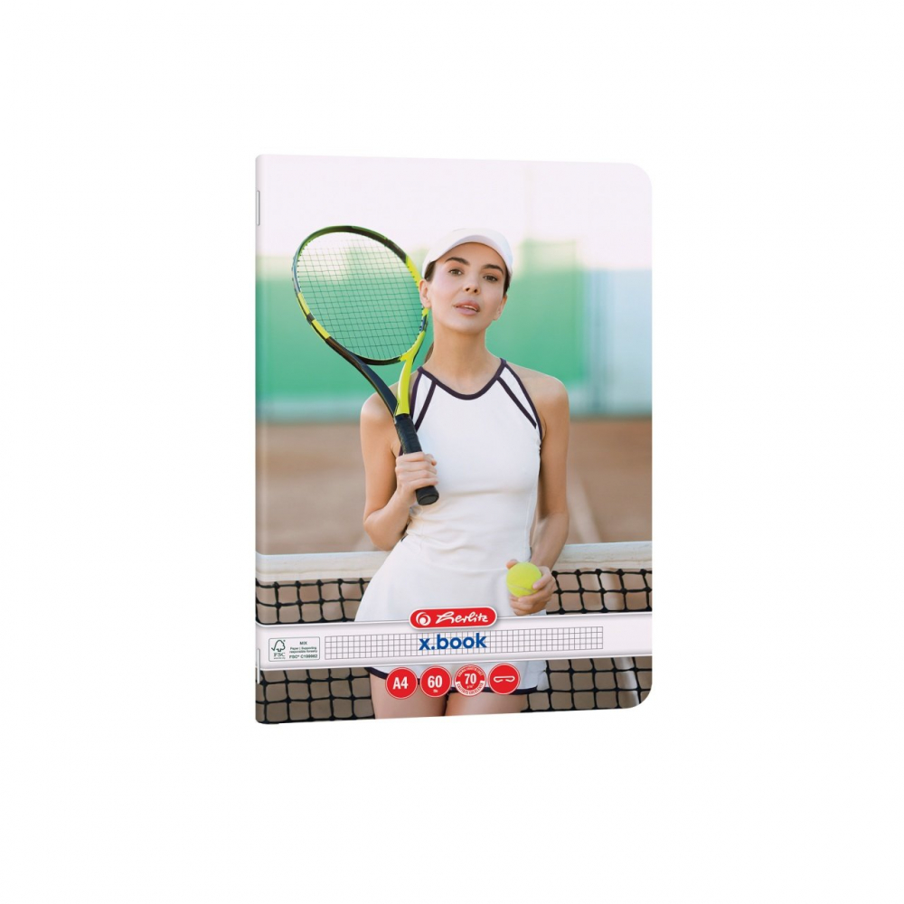 Caiet A4 60 file patratele motiv Sports Herlitz [4]