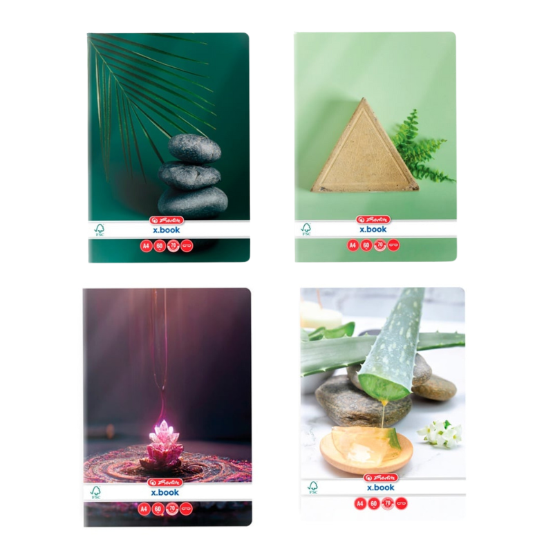 Caiet A4 60 file velin Zen modele diferite [1]