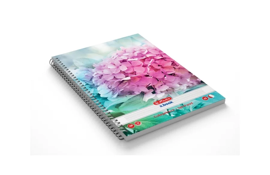 Caiet A5 100 file cu spirala dictando Herlitz [2]