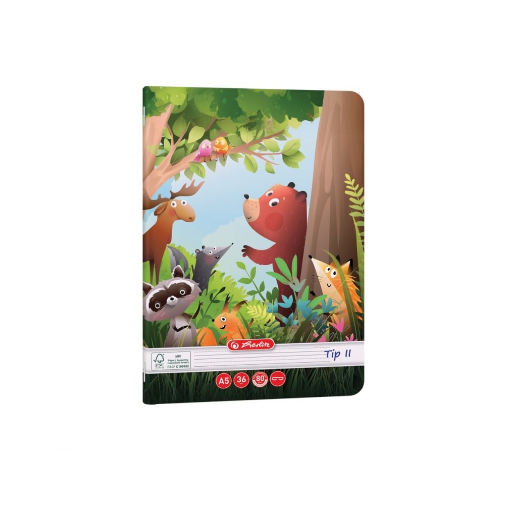 Caiet A5 Tip II 36 file motiv Fun Time Herlitz [3]