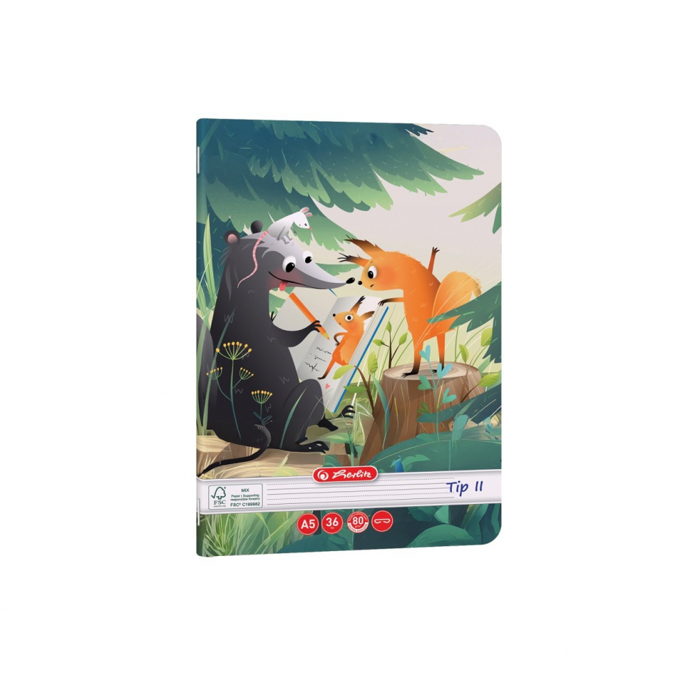 Caiet A5 Tip II 36 file motiv Fun Time Herlitz [2]
