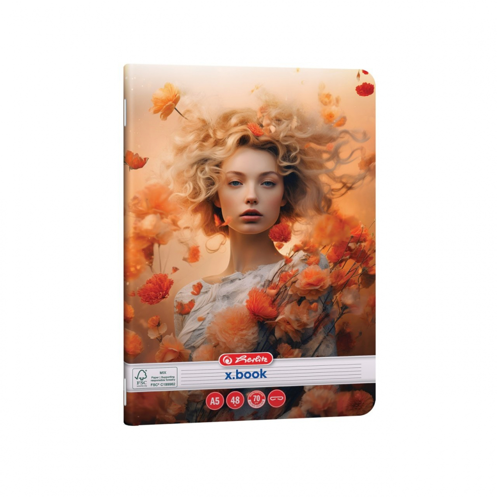 Caiet A5 48 file dictando motiv Beauty Herlitz [3]