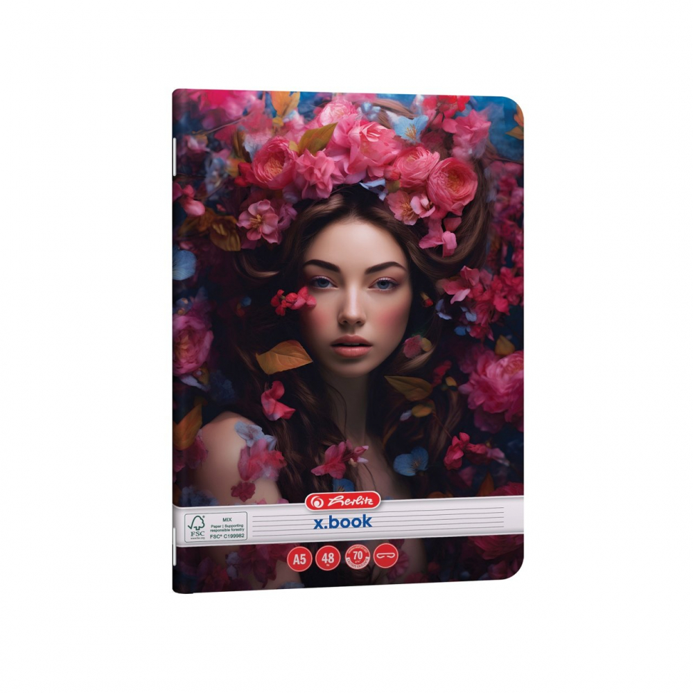 Caiet A5 48 file dictando motiv Beauty Herlitz [4]