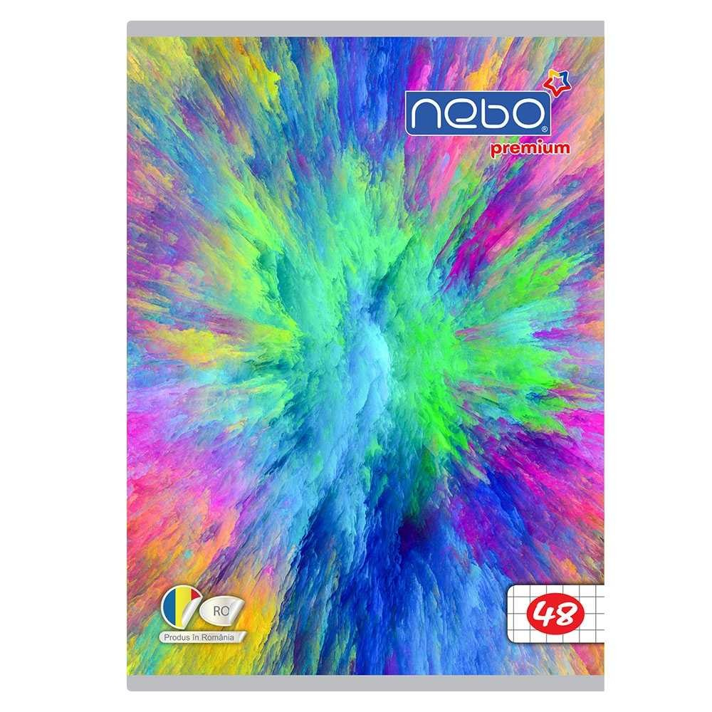 Caiet A5 48 file NEBO Premium 80g matematica modele diferite [5]