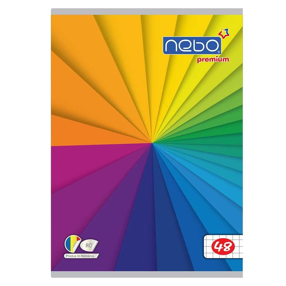 Caiet A5 48 file NEBO Premium 80g matematica modele diferite [8]