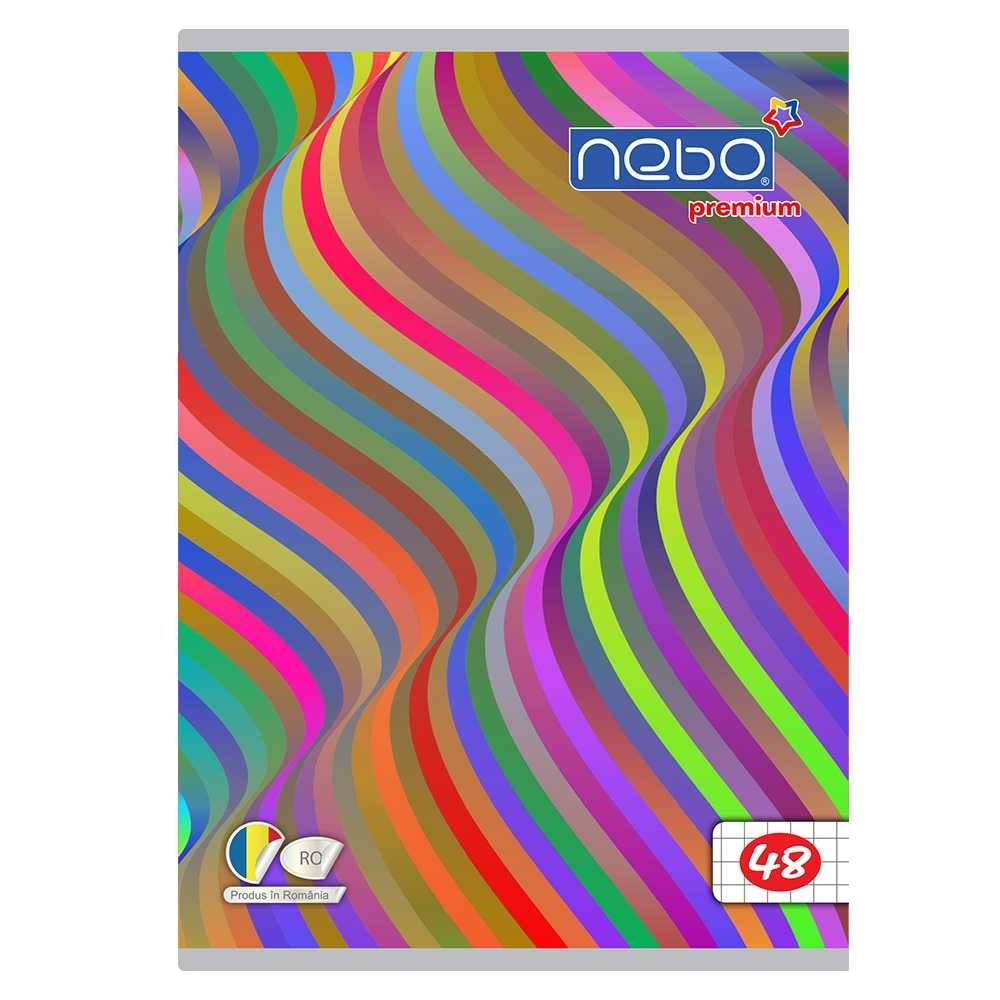 Caiet A5 48 file NEBO Premium 80g matematica modele diferite [6]