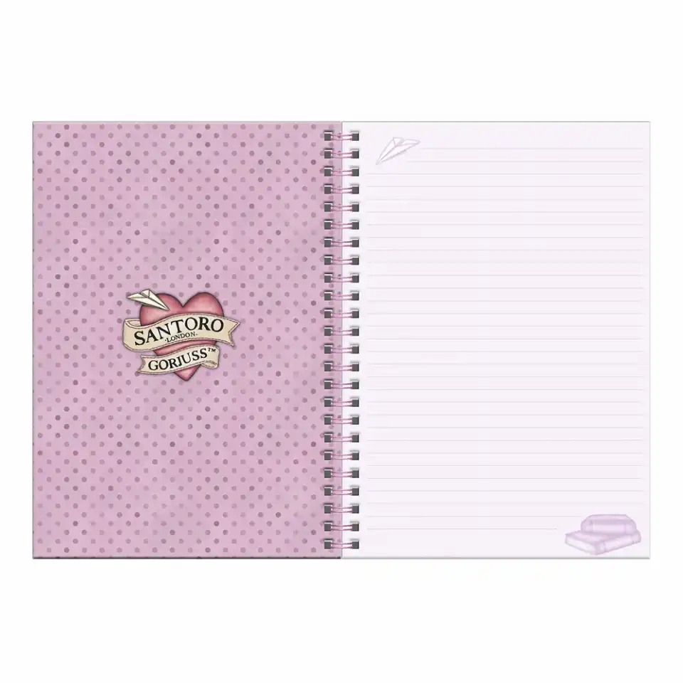 Set caiet A5 Gorjuss New Heights 160 pagini cu accesorii papetarie [2]
