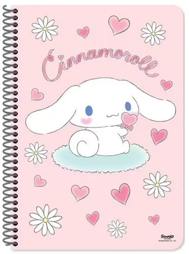 Caiet cu spirala Cinnamoroll 17 x 25 cm 60 file diverse modele [3]