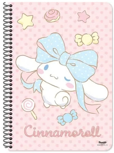 Caiet cu spirala Cinnamoroll 17 x 25 cm 60 file diverse modele [4]