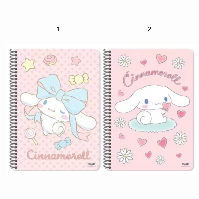 Caiet cu spirala Cinnamoroll 17 x 25 cm 60 file diverse modele [2]