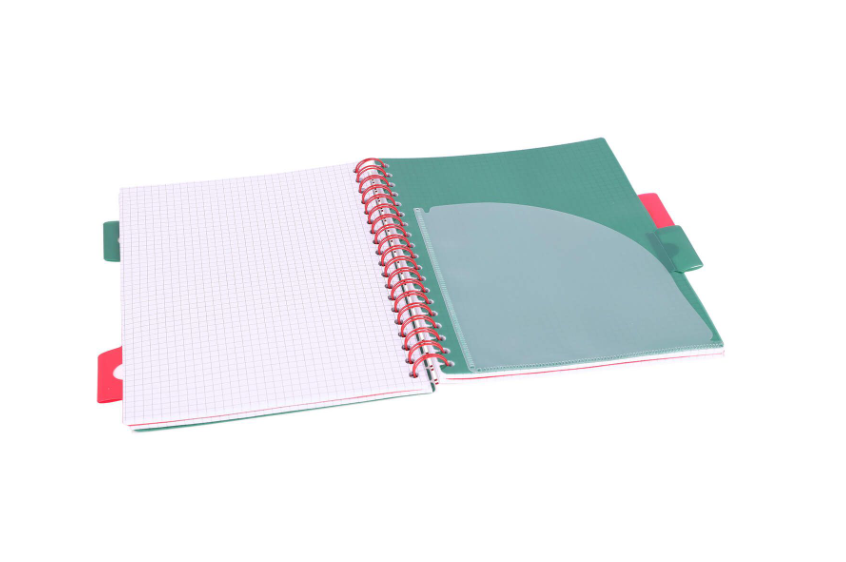 Caiet cu spirala si separatoare STRIGO PADS Project Book DRAGON B5 Matematica [2]