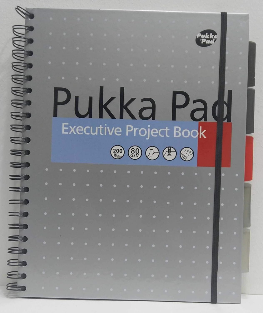 Caiet cu spirala si separatoare dictando A4 Pukka Pad [2]