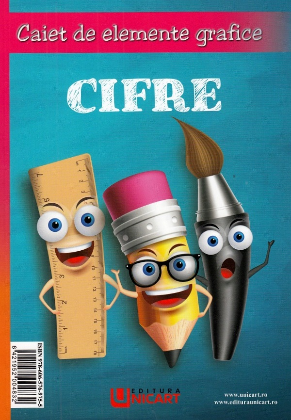 Caiet de elemente grafice Cifre si litere [1]