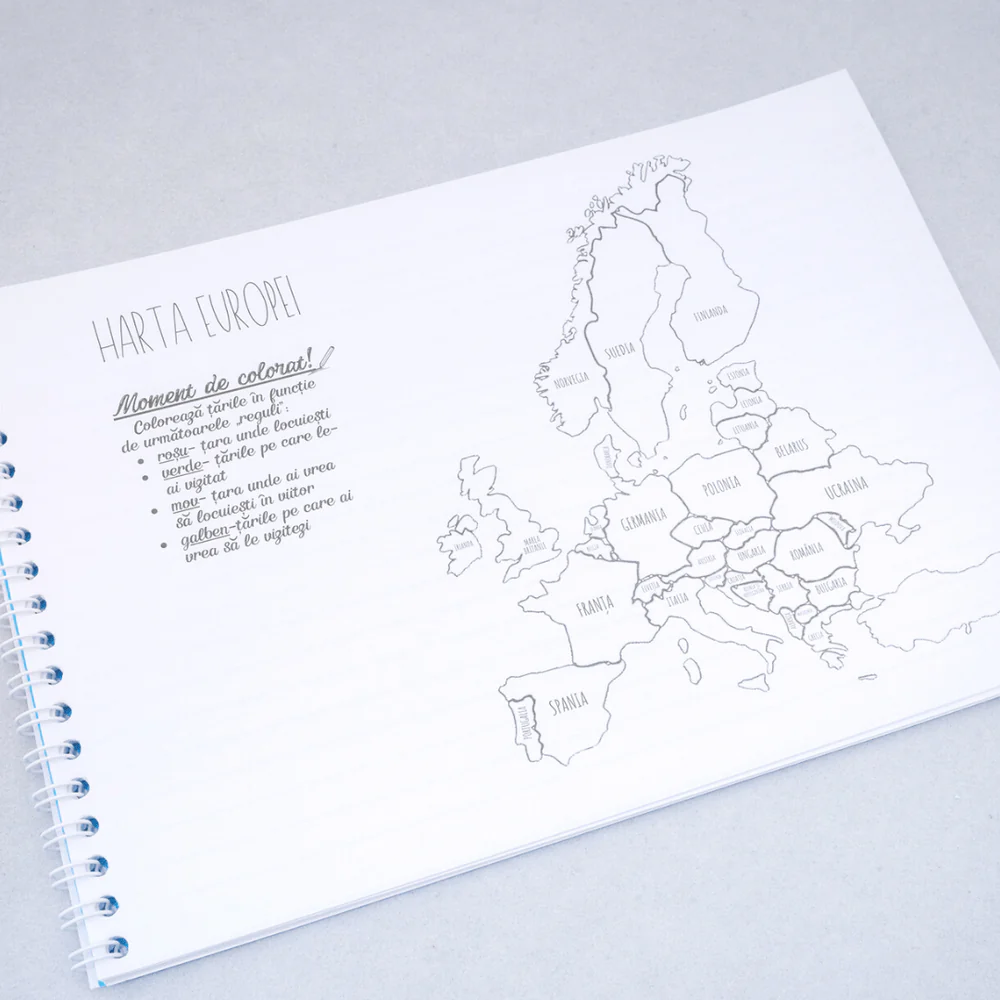 Caiet de Geografie B5 Izzie cu Harti [2]