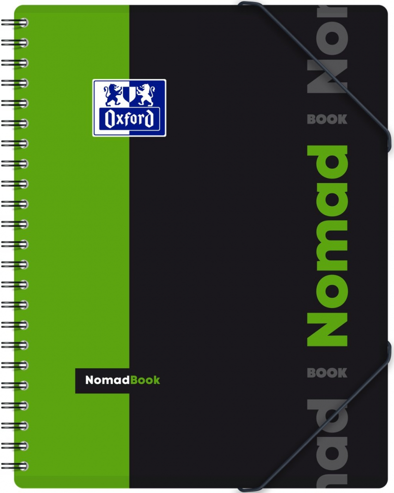 Caiet organizator patratele Oxford Students Nomadbook, A4+ 80 file, spira dubla, scribzee, diverse culori [4]