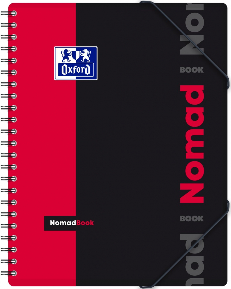Caiet organizator patratele Oxford Students Nomadbook, A4+ 80 file, spira dubla, scribzee, diverse culori [3]
