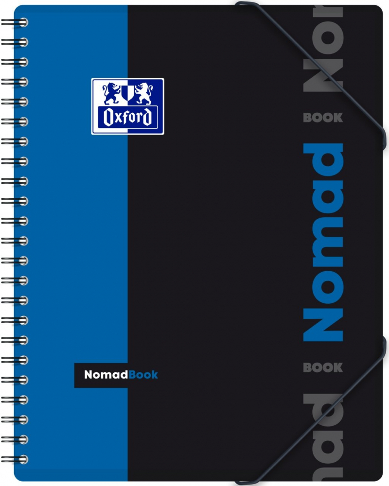 Caiet organizator patratele Oxford Students Nomadbook, A4+ 80 file, spira dubla, scribzee, diverse culori [2]