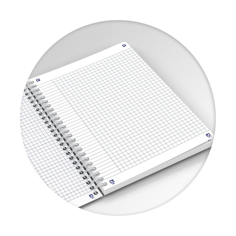 Caiet Oxford Horizons B5 60 file spira dubla patratele, motive diverse [6]