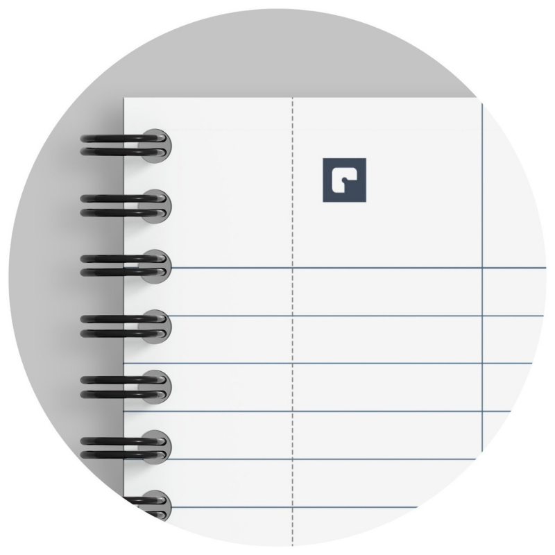Caiet Oxford Origins A4+ 70 file spira dubla dictando, negru [3]