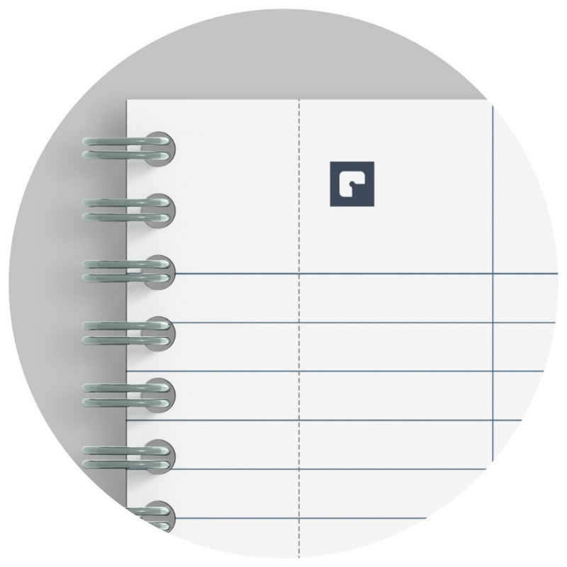 Caiet Oxford Origins A4+ 70 file spira dubla dictando, gri [3]
